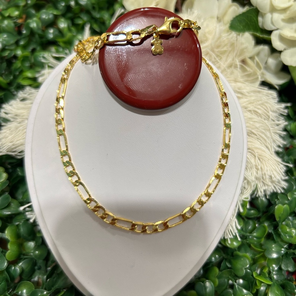Elegant Gold Chain Necklace 45CM 925